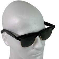 Vintage RAY BAN Sunglasses WAYFARER MAX B L Black Frame Black Lens 1970-80s