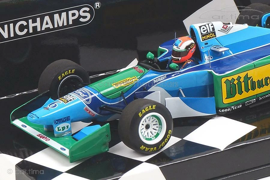 Benetton Ford B194 GP Australiano 1994 Johnny Herbert Minichamps 1:43 417941606 - Immagine 2 di 4