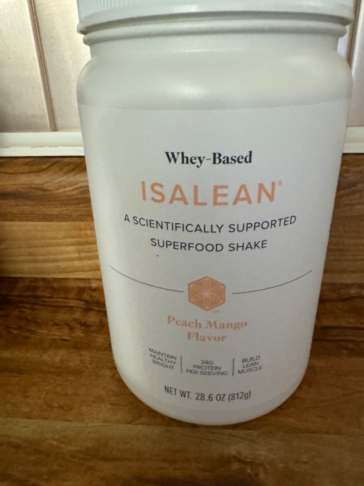 Isagenix Peach Mango Isalean Shake Canister Limited Edition 14 Meals