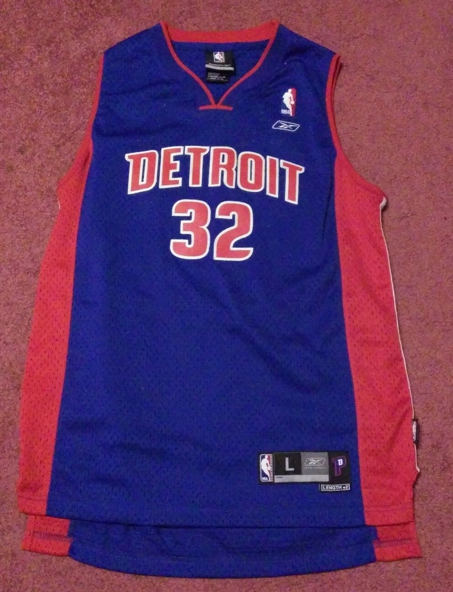 RICHARD HAMILTON NBA DETROIT PISTONS #32 REEBOK YOUTH SIZE LARGE