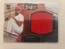 2022 Select Horizontal Rookie Jumbo Jersey Swatch Josiah Gray #HRJS-JG Nationals