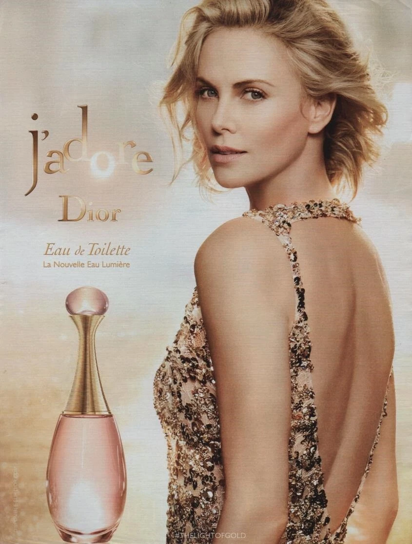 Publicité papier Parfum. Perfume ad. Dior J'Adore 2016
