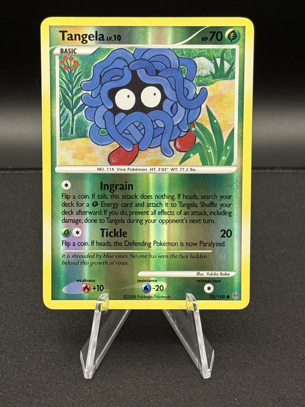 Tangela 78/100 - Reverse Holo - Stormfront - LP