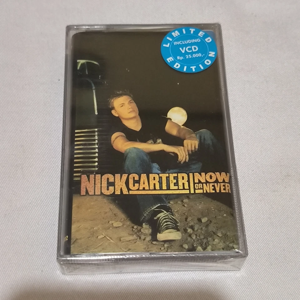 Nick Carter Backstreet Boys - Now or Never + BONUS VCD orgl indonesia tape new - Image 3 of 4