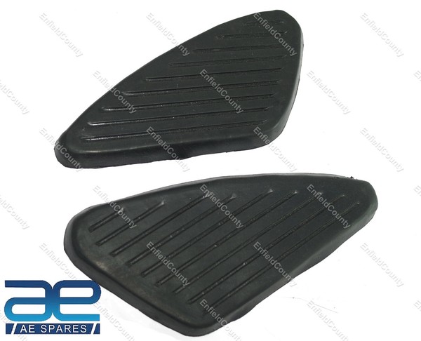 FüR BSA A10 A50 A65 B40 C15 Benzin Tank Knie Pad Gummi 1960 - 68 ECS-image