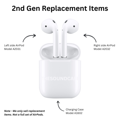 Apple AirPods 2nd Generation - Replacement Charging Case Only