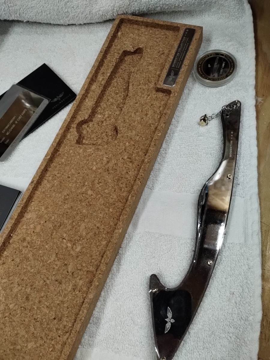 Perlingstone Momentum Chef Knife Box And Accessories. NO Knife