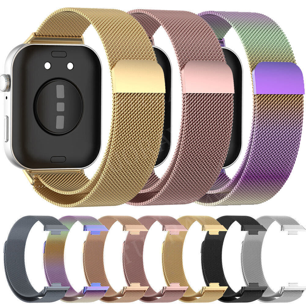 For Huawei Watch Fit 3 Sarmt Watch Magnetic Metal Strap Wrist Band Replacement