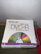 MEMOREX DVD-R 7PK 16X 4.7 GB 120 Min W/ Slim Jewel Cases NEW OPEN PACKAGE