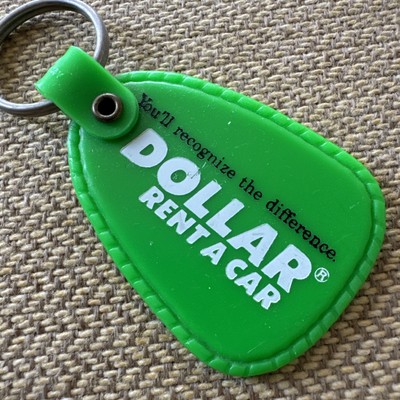 Vintage Keychain Dollar Rent A Car Advertising