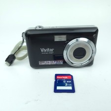 Vivitar Vivicam X327 Black 10.1MP Compact Digital Camera TESTED 