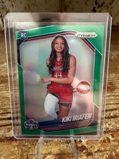 2025 Panini Prizm WNBA Rookie Kiki Iriafen Green RC #149 Washington Mystics