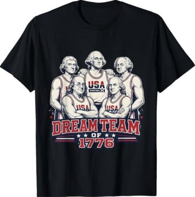 Undefeated Since 1776 America 4th of July Independence Team T-Shirt