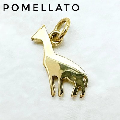 Pomellato DoDo Giraffe Animal 18k Yellow Gold Pendant Charm Necklace Top Rare