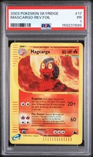 PSA 1 2003 Skyridge Magcargo REVERSE Holo Foil 17/144 E-Reader Pokemon Vintage on eBay
