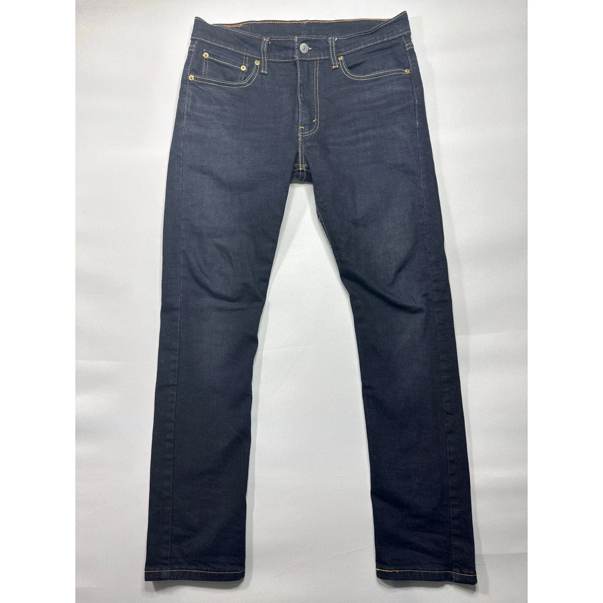 Jean Skinny LEVI'S 519 Femme - Taille W30 L32, Bleu Brut, Fermeture Zip - Occasion En Très Bon état