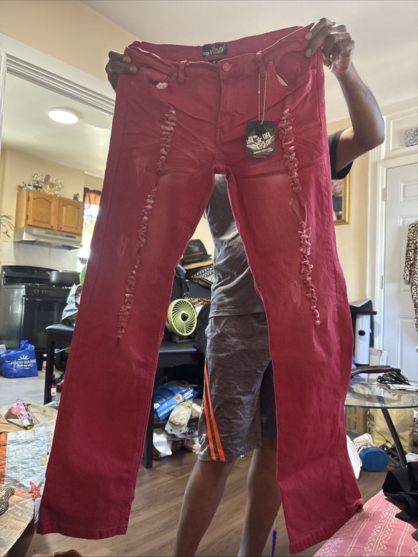Color Denim Skinny Pant Hot Pink Women's Size 13