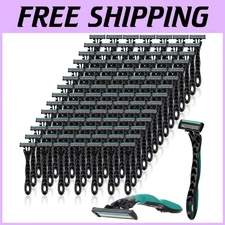 Bulk 3 Blade Men's Razors - 100 Pack Sensitive Skin Shave