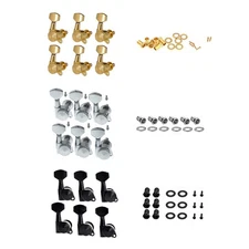 6R Inline Guitar Tuning Pegs Locking Tuners Keys Machine Heads For Strat Tele TL