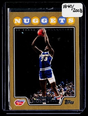 2008-09 Topps #170 David Thompson Gold Border #/2008