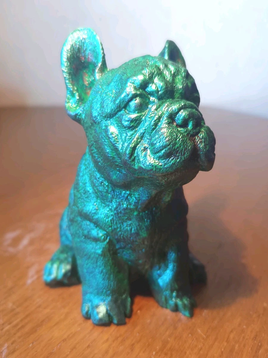 Französische Bulldogge Figur.French Bulldog, Spezialfarbe,Handarbeit.