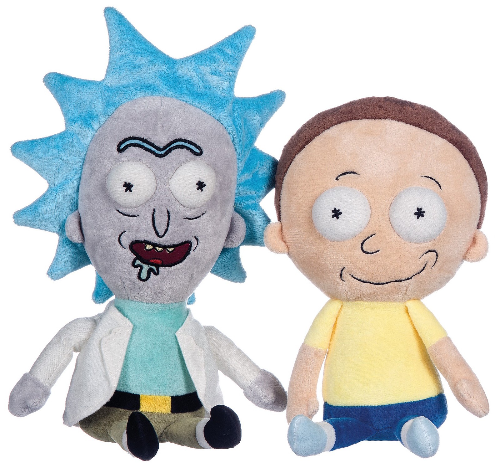 RICK MORTY Plschtier PAAR Set 2 Figuren 30 cm ORIGINAL Offiziere RAR Neu 8790₽