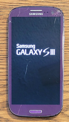 Samsung Galaxy S3 SPH-L710 - Purple ( Sprint ) Smartphone - Very