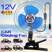 Car Cooling Oscillating Fan Auto Summer Portable Clip On Cooler 360rotatable Us Car Cooling Oscillating Fan Auto Summer Portable Clip On Cooler 360rotatable Us