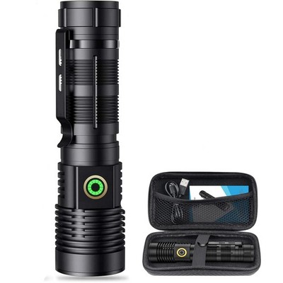 Super FLASH LIGHT Taschenlampe LED Polizei Taktisches Fackel Wiederaufladbar 