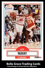 1990-91 Fleer Update Loy Vaught #U-42 Los Angeles Clippers NBA Basketball