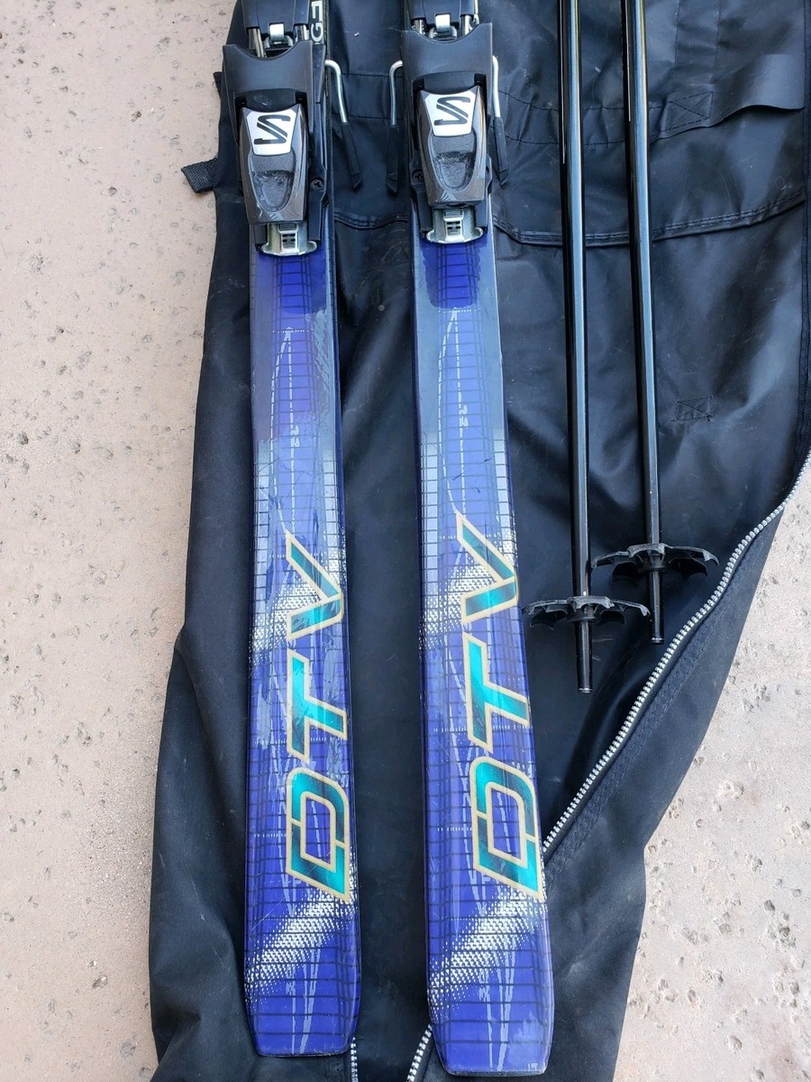 Olin Downhill 180cm DTV Ladies Skis w/ Salomon 600 Bindings Scott