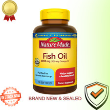 Fish Oil Omega 3 Supplements 1000 mg Softgels Omega 3 Fish Oil for Healthy Heart