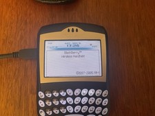 BlackBerry 7290 (Blue) BT ? Powers On & Charges ? Password Locked ? With Case