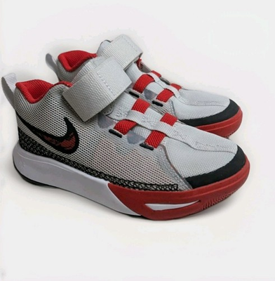 #ad Nike Boys Size 11C Kyrie Flytrap 6 Red White Black Tennis Shoe Youth $36.99