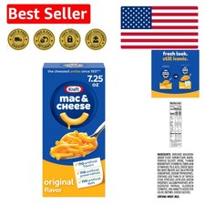 Kraft Mac and Cheese, 7.25 oz - Delicious Vegetarian Dinner, SNAP EBT Eligible