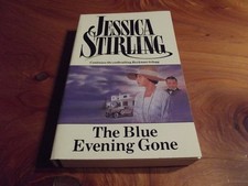 S/C BOOK THE BLUE EVENING GONE BY JESSICA STIRLING 1981  GREAT ** MUST SEE ****