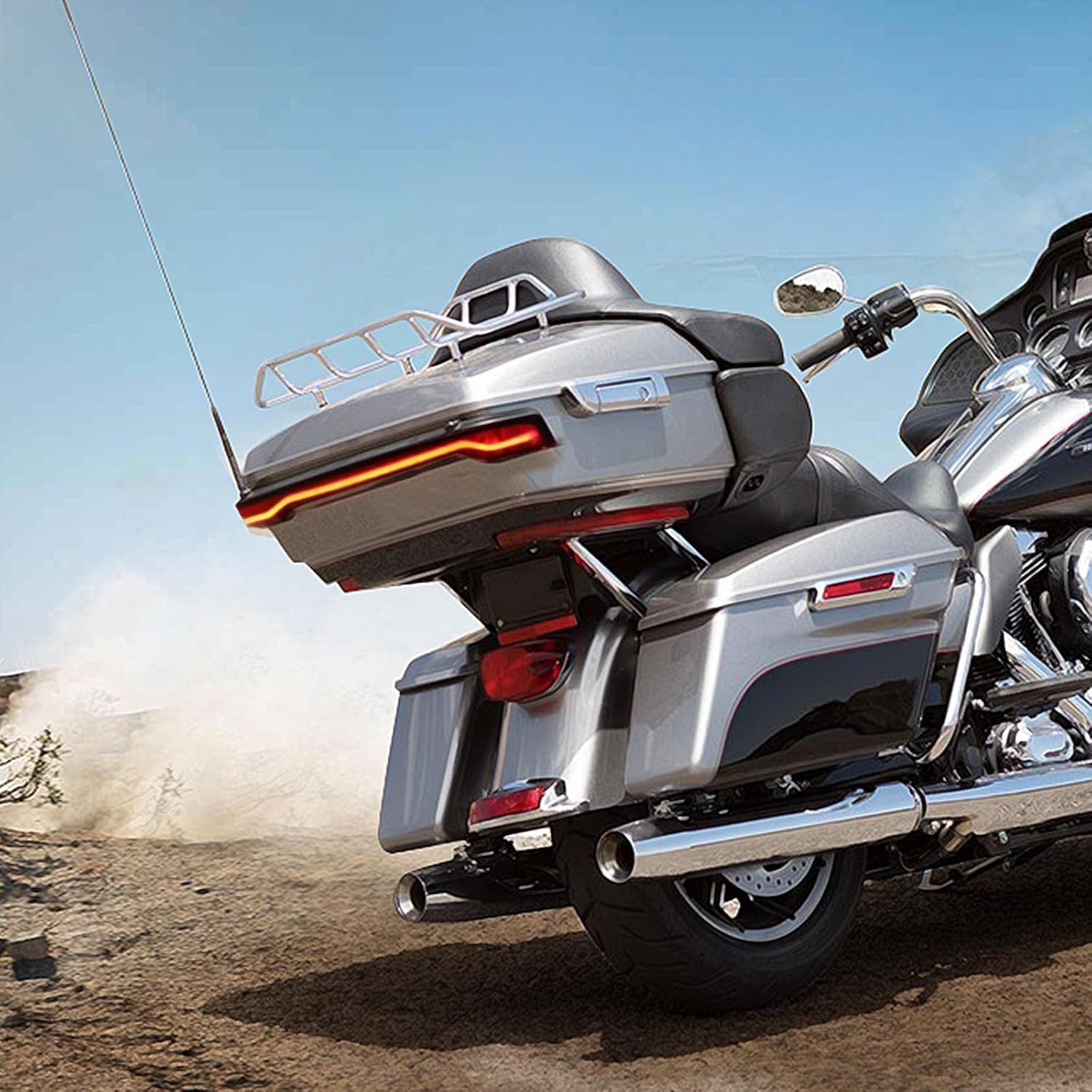 For Harley 2014-2022 Touring Road Glide LED Brake Turn Signal Light Lamp