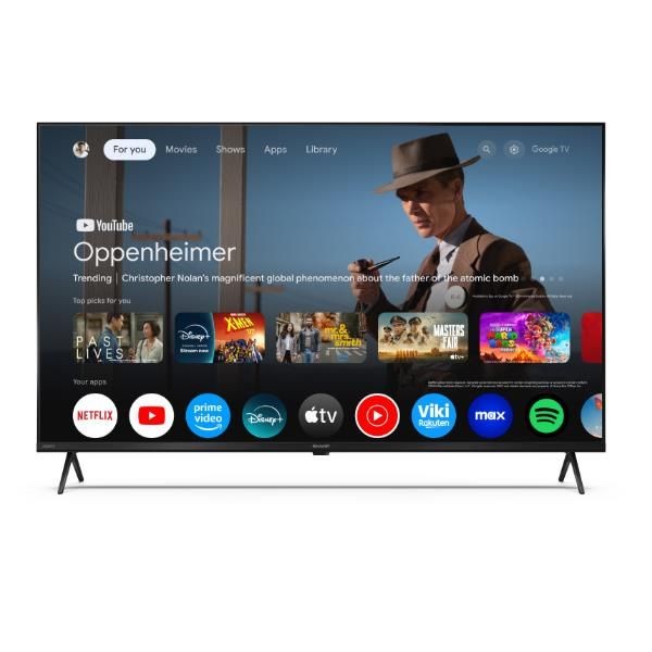 Sharp Nero 43Hp5265e (43", Qled, 4K), Tv, - Immagine 2