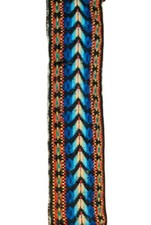 Camera Strap 2" Colorful Hippie Hippy Western Native Style Vntg 38" PET RESCUE