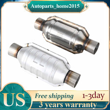 2pcs 2.25 Inch Inletoutlet Universal Weld-on Catalytic Converter Epa Compliant