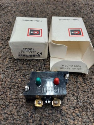 EATON  CUTLER-HAMMER  10250T1  CONTACT BLOCK  1 NO-1NC