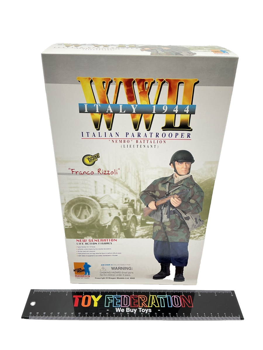 Dragon 1/6 WWII Italian Paratrooper FRANCO RIZZOLI Italy 1944 No