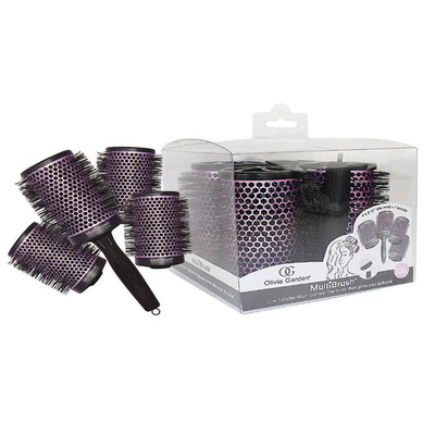 Olivia Garden Multibrush Detachable Thermal Styling Hair Brush 5-Piece Kit 2