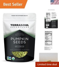 Organic Pumpkin Seeds, 2 Lbs -  Quality, Shelled, Raw, Unsalted 17.48 per gallon