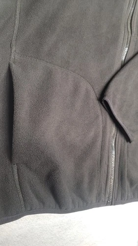 PUMA Black Polar Fleece Jacket Raglan Sleeves Large image 5