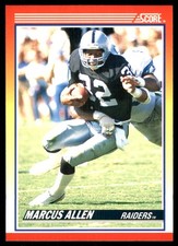 Marcus Allen 1990 Score #230 Los Angeles Raiders NFL READ FREE SHIP