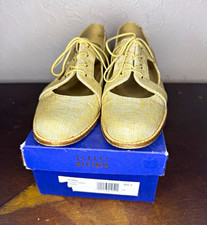 Stuart Weitzman Women s Gold Leather Round To...