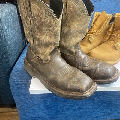 Wolverine Rancher Waterproof Steel-Toe Wellington Men Size9 M
