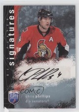 2007-08 Upper Deck Be a Player Signatures Chris Phillips #S-PH Auto 0i5j