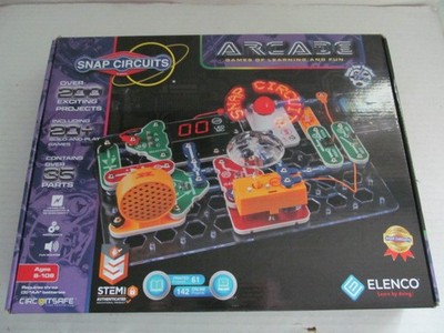 Elenco Snap Circuits Arcade Games of Learning and Fun, SCA-200 for Ages 8+